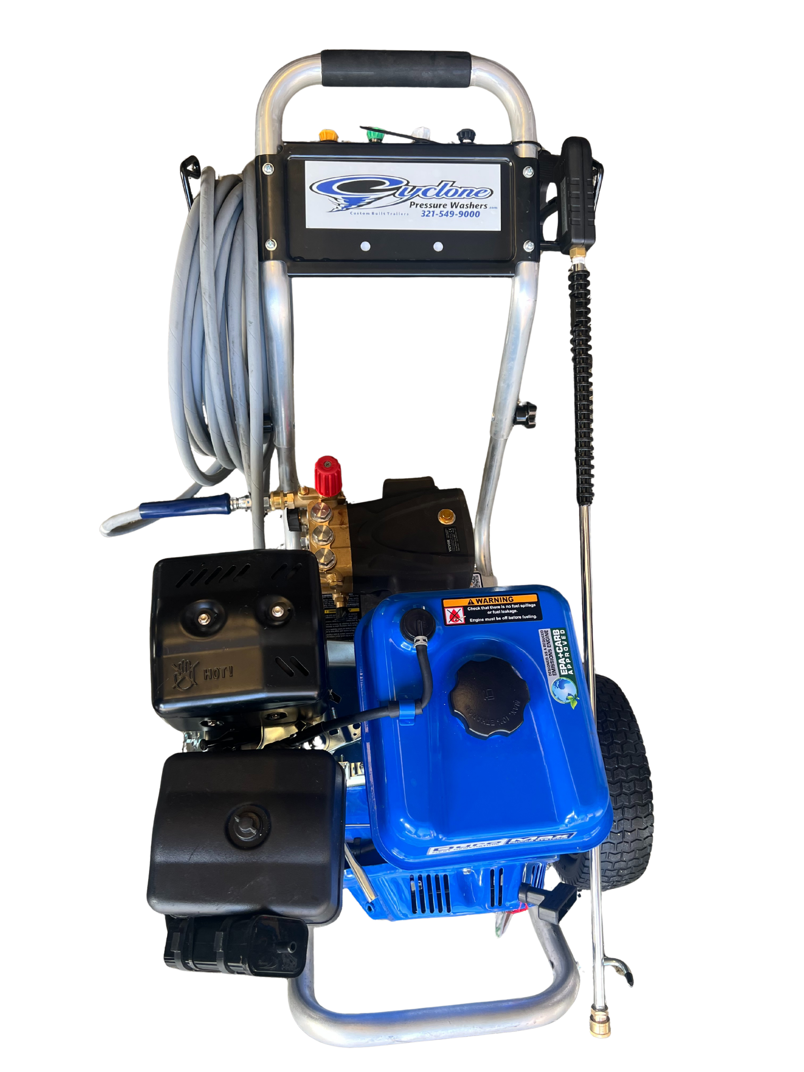 Pressure Washer - Cart - 16hp 420cc 4400psi 4.2gpm