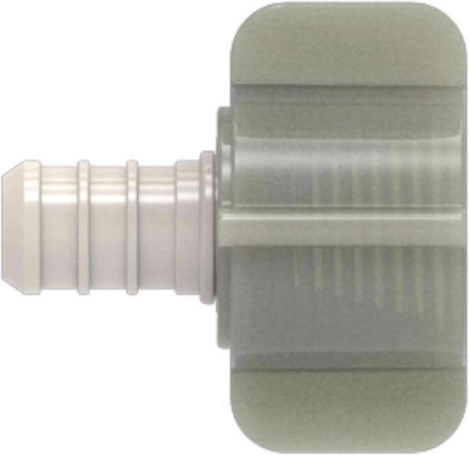 SoftWash Fitting 1/2" Hose to Pump/Manifold/Proportioner - Coupling Fitting Straight Swivel Adapter 1/2"-14 FNPT x 1/2" Barb Fitting Type - Compatible with PEX or PE-RT Pipe, Corrosion Resistant CYCLONE SWF12X12BXSVL