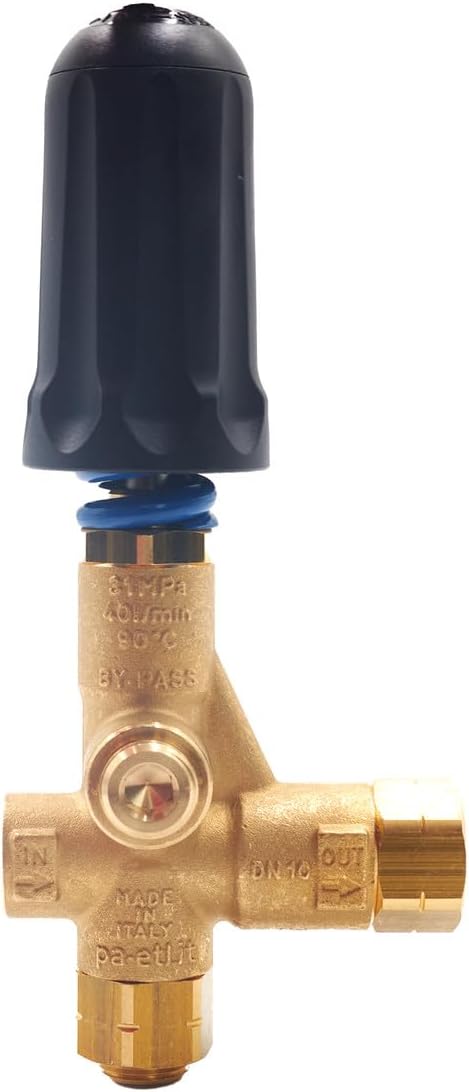 Pressure Washer - Pump  - with Gearbox – 3500 PSI, 9.2 GPM, 1″ Shaft, Horizontal, Triplex, External Unloader – High Flow Pump for Fleet, Farm, Industrial Cleaning – For 24 HP Gas Engines