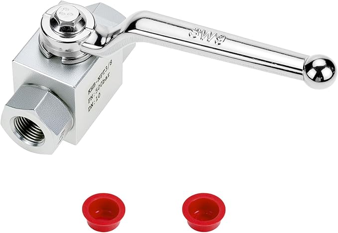 Pressure Washer -  Ball Valve , 7250 PSI 3/8'' NPTShut-Off 2 Way Valve, High Pressure PWBV7k