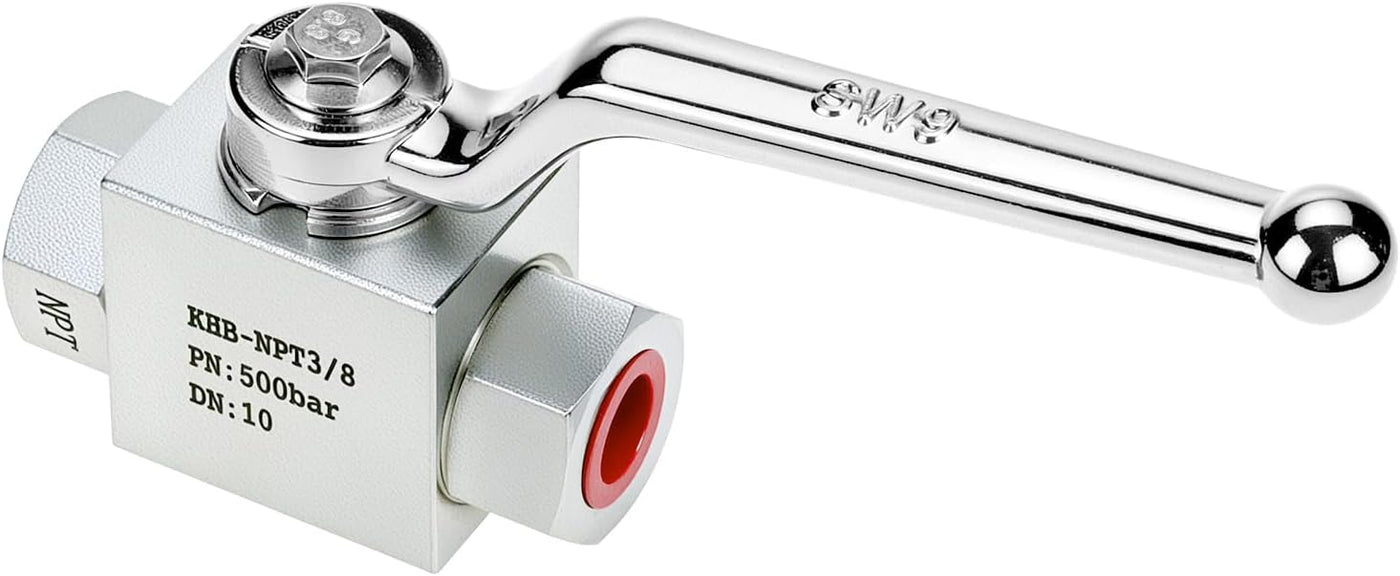 Pressure Washer -  Ball Valve , 7250 PSI 3/8'' NPTShut-Off 2 Way Valve, High Pressure PWBV7k