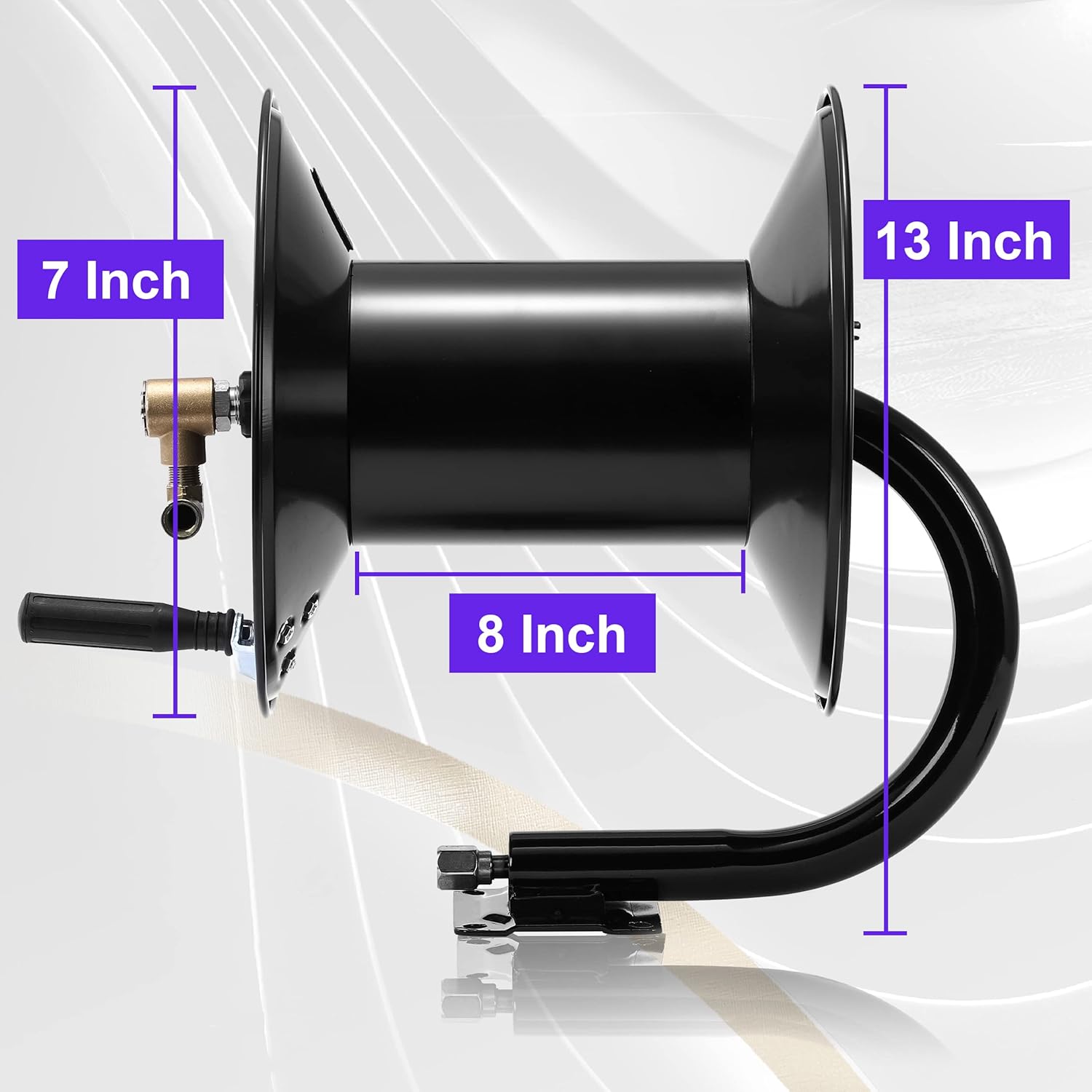 Pressure Washer Hose Reel  -150 ft Pressure Washer Hose Reel CYCLONE PWHR150