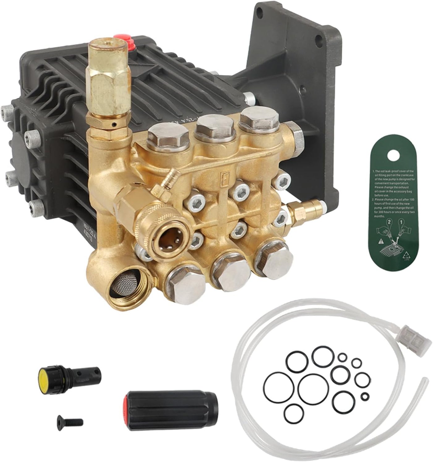 Pressure Wash3er - Pump- 4400 PSI 4GPM Washer Pump 1 Inch Shaft