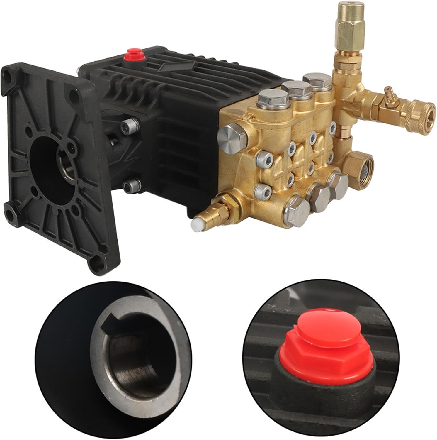 Pressure Washer - Pump -4 GPM 4000 PSI Washer Pump 1 Inch