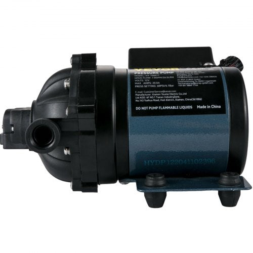 SoftWash Pump - 7.0  Cyclone 12V DC, 7 GPM 60-100 PSI, Max. 10 FT Lift Self Priming Pump