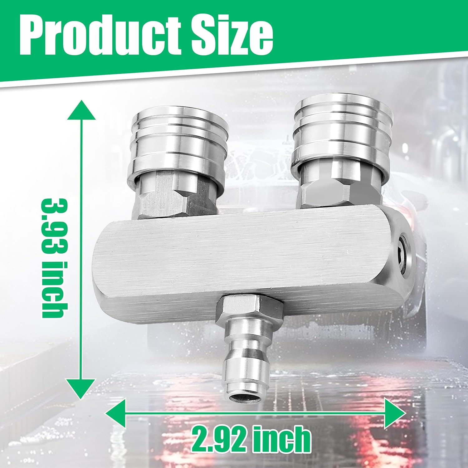 Pressure Washer Tips 2-in-1, Dual Pressure Washer Nozzle Tip with 8 Power Washer Spray Tips