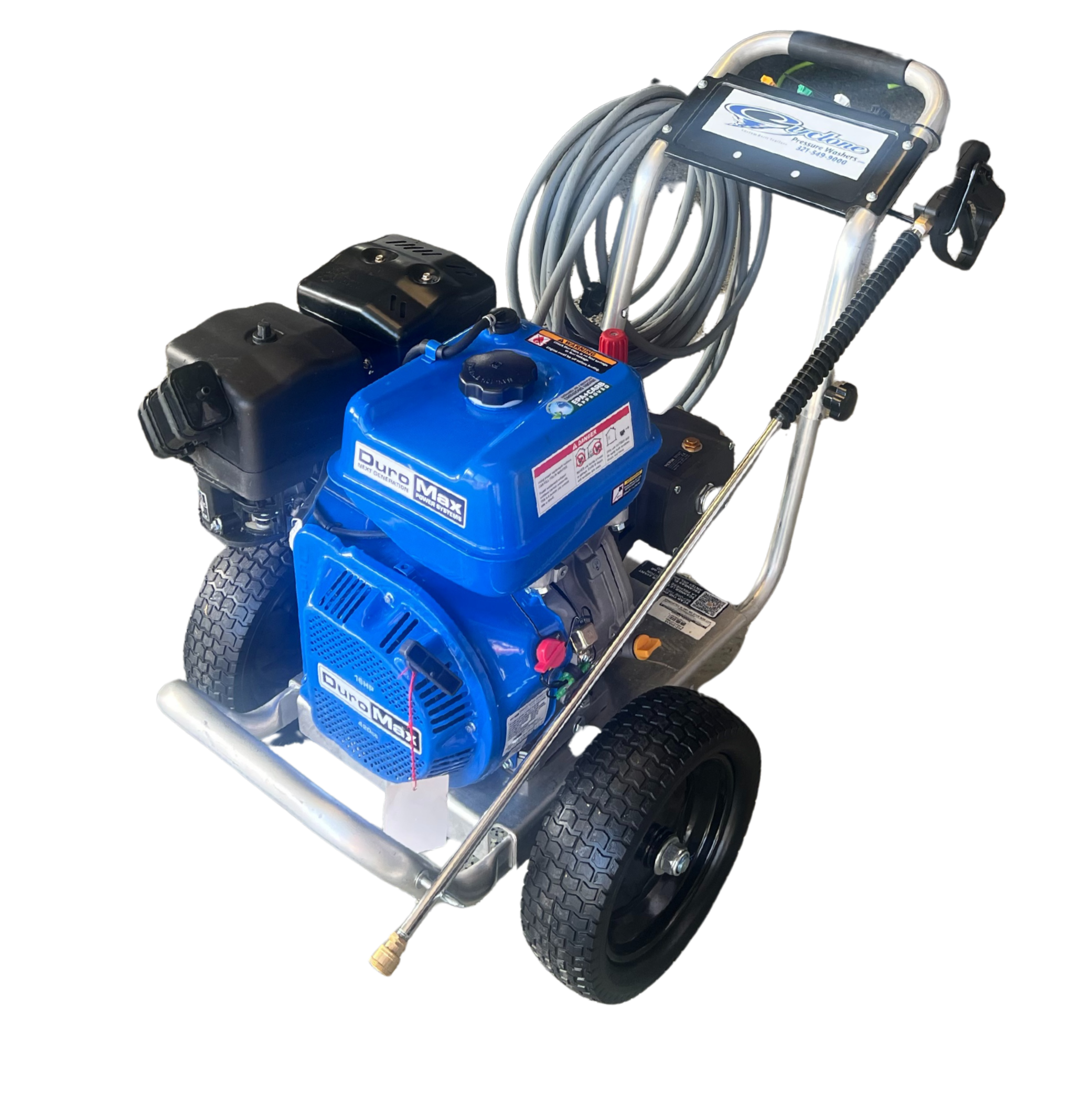 Pressure Washer - Cart - 16hp 420cc 4400psi 4.2gpm