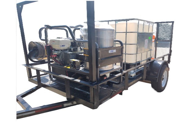 Cyclone  Hot Water Pressure Washer Trailer