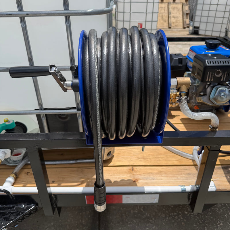 Cyclone gas powered soft wash pump detail