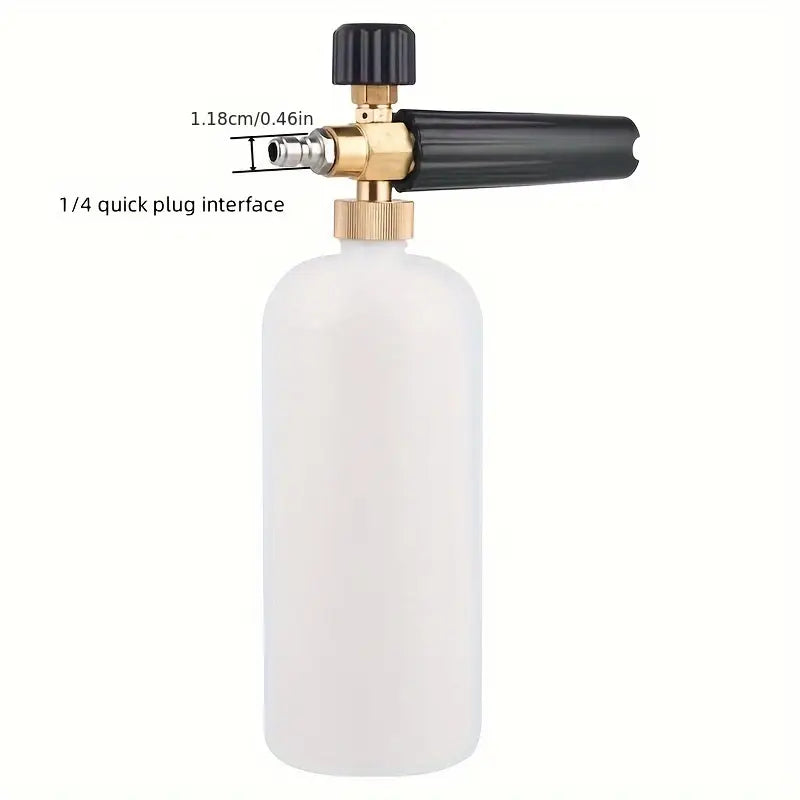 SoftWash Nozzle - Foam Washer Gun Car Wash Soap Lance Cannon Spray Pressure Jet Bottle