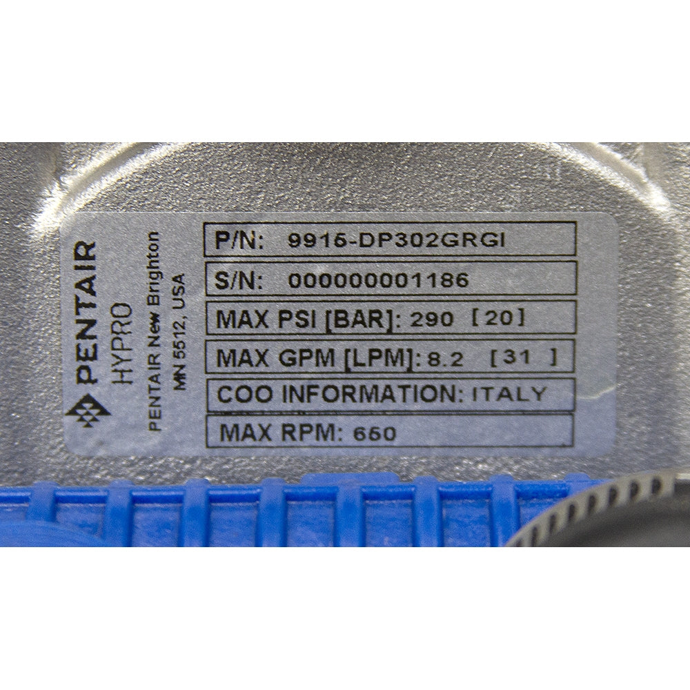 SoftWash Pump - 8.2Ggpm CYCLONE Italian Made Gas Powered 3/4 shaft