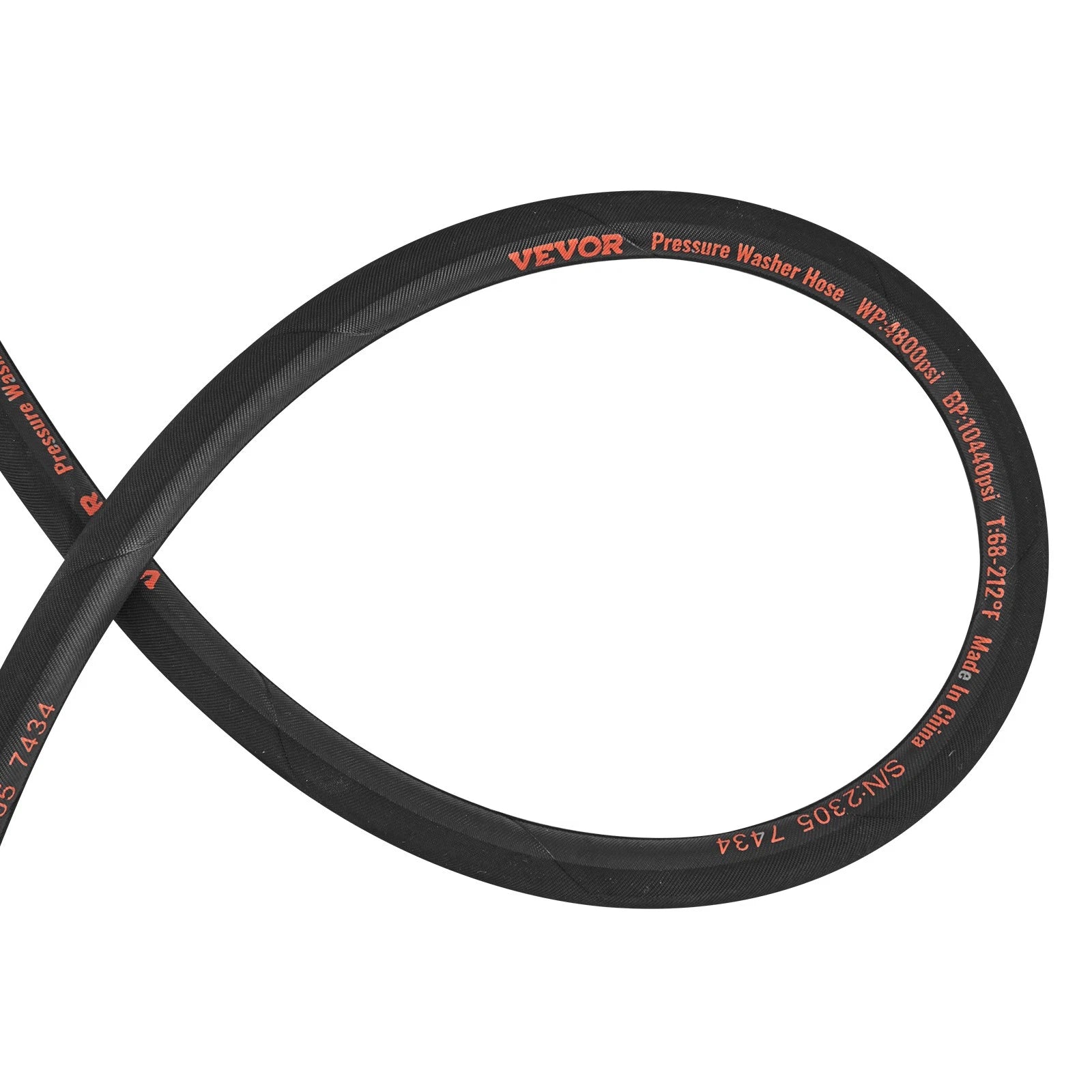 Pressure Washer Hose - Cyclone 3/8" x 100FT 4800 PSI High Pressure Power Washer Hose