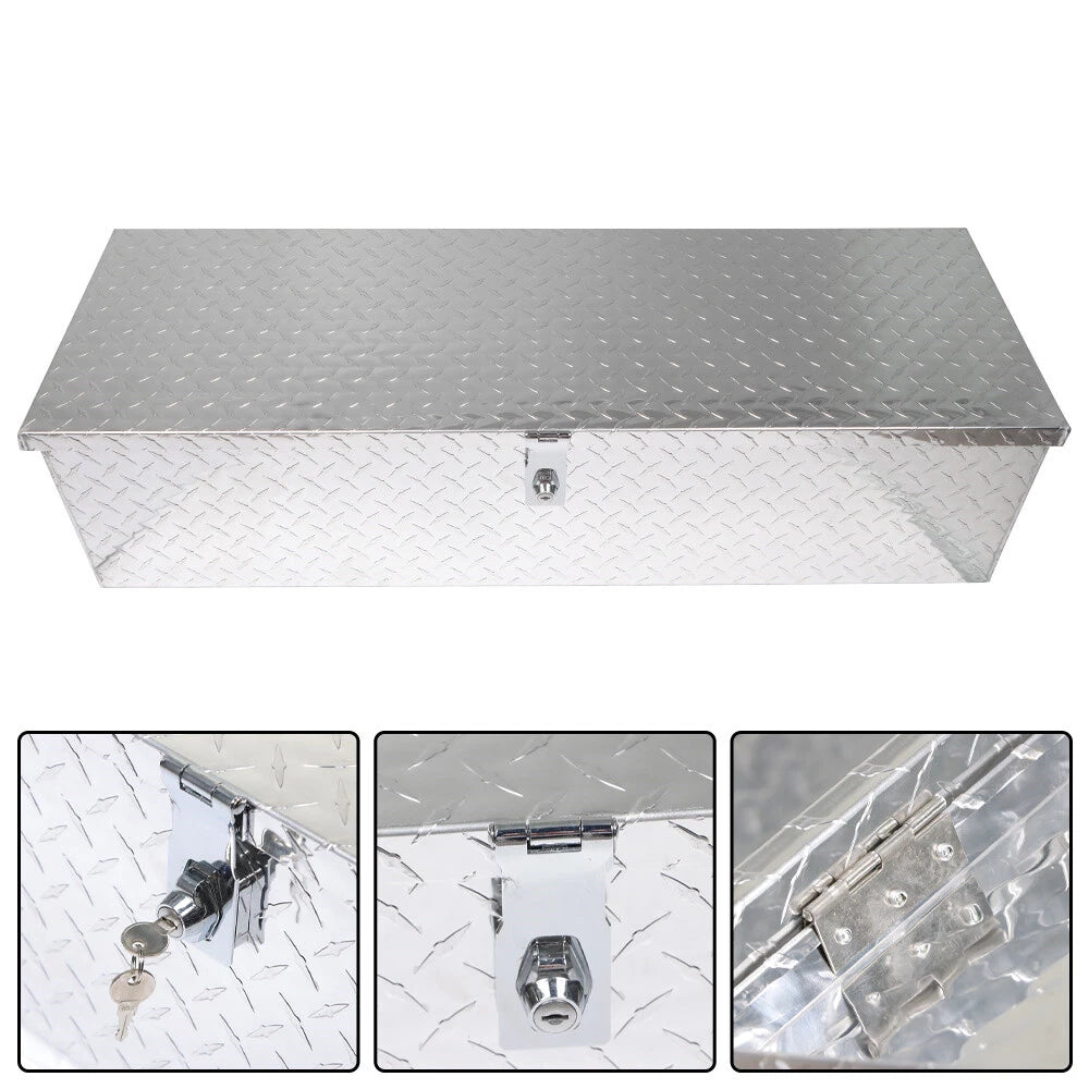 ALUMINUM PICKUP TRUNK BED TOOL BOX