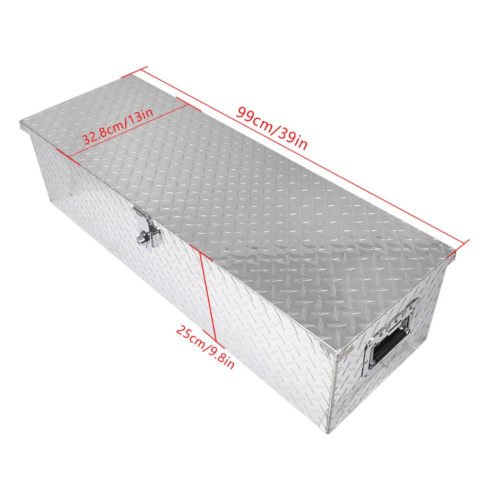 ALUMINUM PICKUP TRUNK BED TOOL BOX