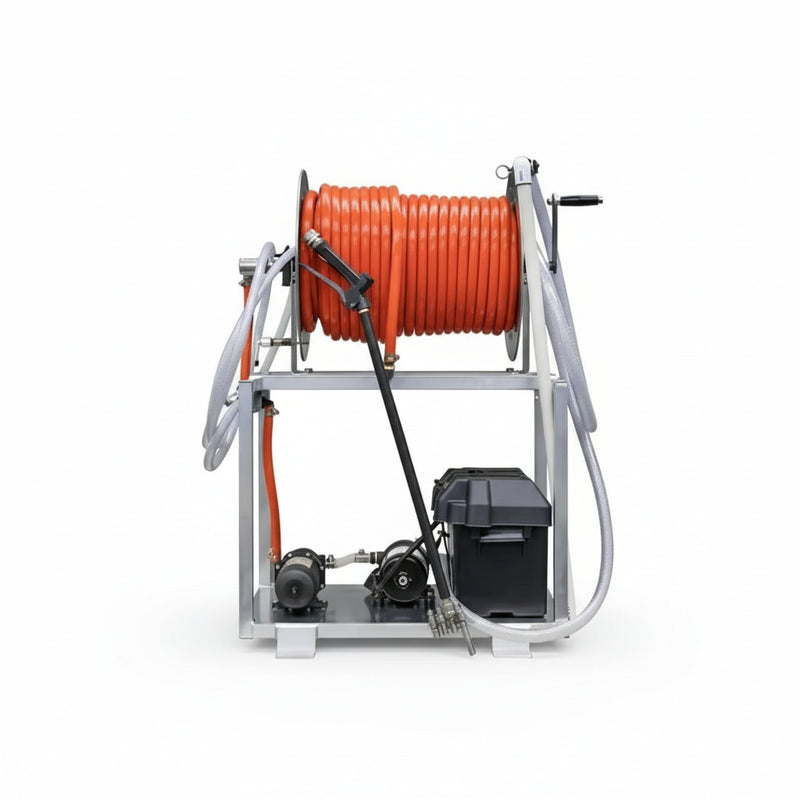 Cyclone soft wash nozzle and wand setup
