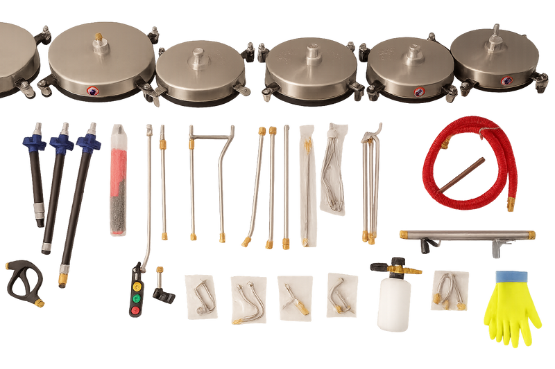Cyclone inline pressure washer filter